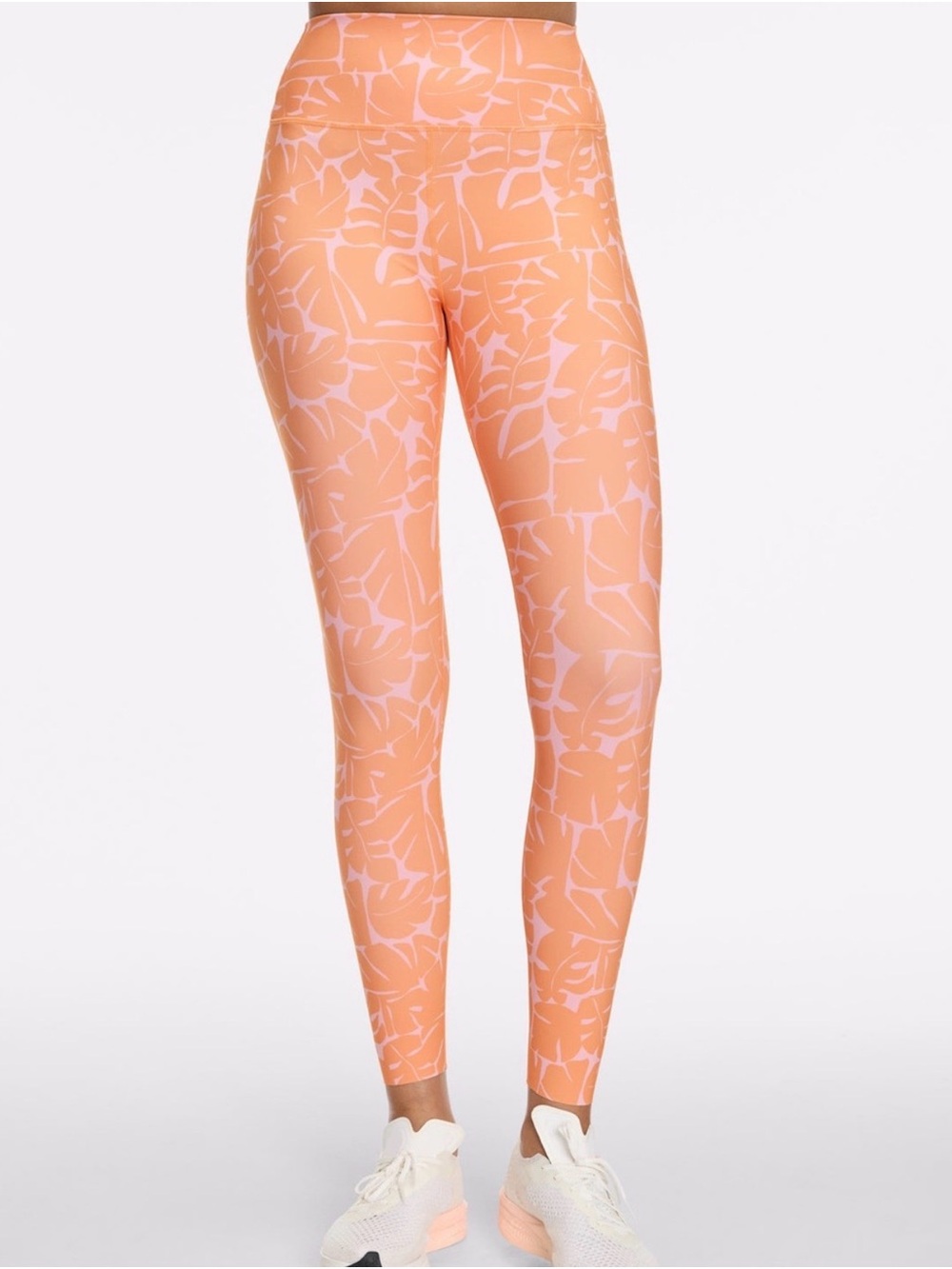 Peloton Peach Print High-Rise Jumpsuit